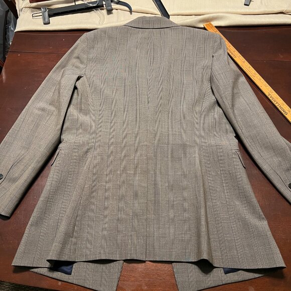 THEORY ETIENNETTE 3pc. PANT SUIT PLAID SIZE 10/12 - Picture 3 of 16